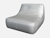 Deri daybed Art Deco Olivieri