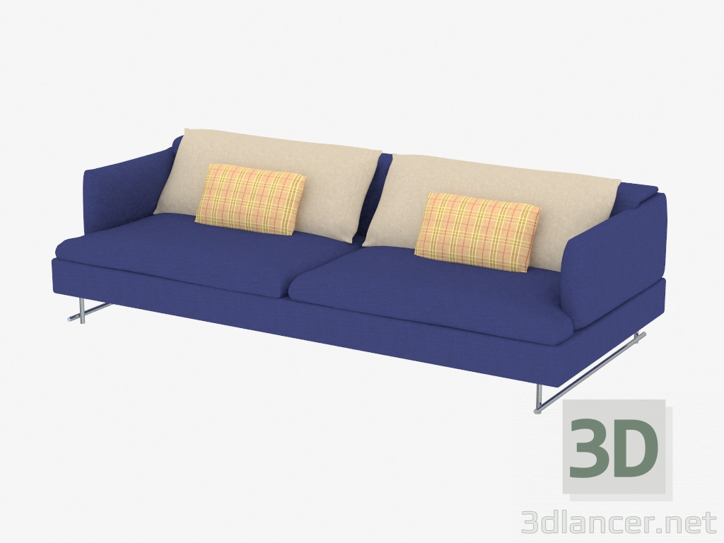 3D Modell Modulares Dreifachsofa - Vorschau