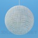 3d model Mirrored disco ball - preview