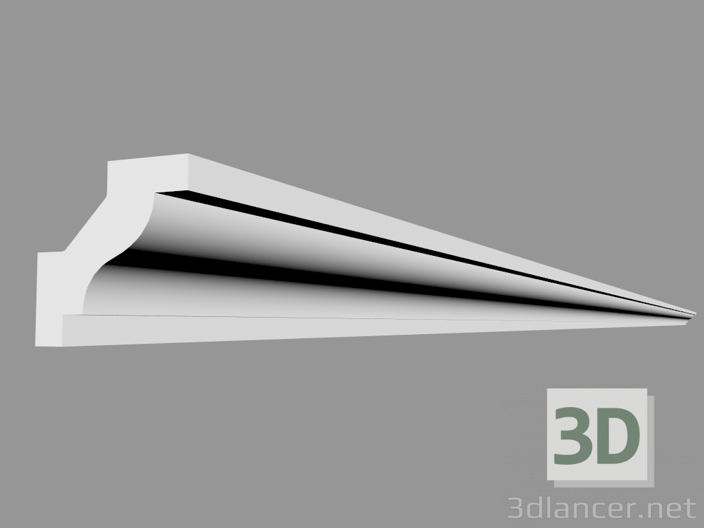 3d model Cornisa C230 (200 x 2.9 x 2.9 cm) - vista previa