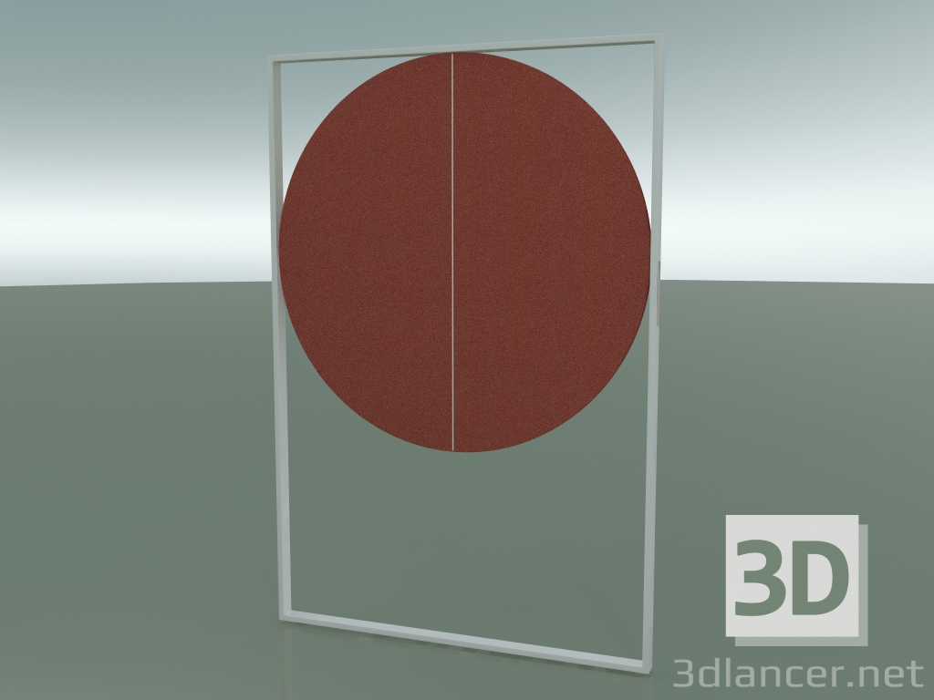 modello 3D Pannello rotondo piccolo indipendente 5104 (V12) - anteprima