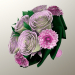 modello 3D di Bouquet di spose modello 3d comprare - rendering