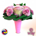 modello 3D di Bouquet di spose modello 3d comprare - rendering