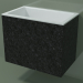 3d model Lavabo de pared (02R133101, Nero Assoluto M03, L 60, P 36, H 48 cm) - vista previa