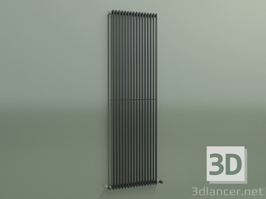 3d model Radiator vertical ARPA 1 (1820 16EL, transport black RAL 9005) - preview