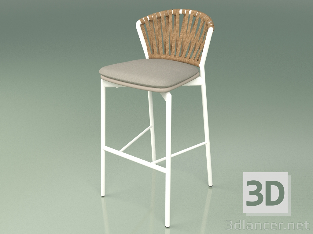 Modelo 3d Banqueta de bar 150 (Metal Milk, Polyurethane Resin Mole) - preview