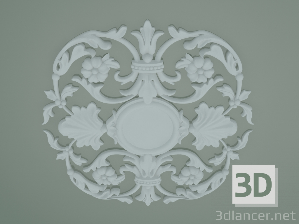 Modelo 3d Soquete de gesso pré-fabricado PA029 - preview