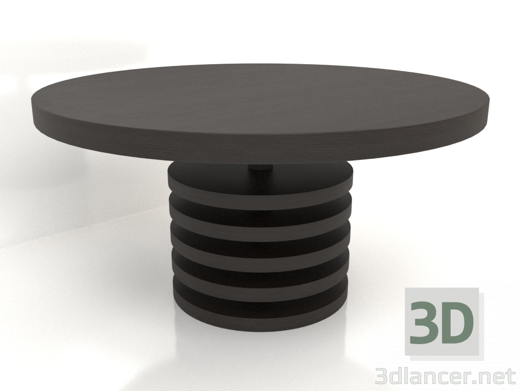 3d model Mesa de comedor DT 03 (D=1493x762, madera marrón oscuro) - vista previa