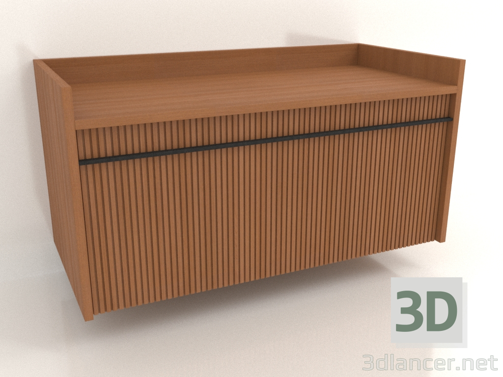 3d модель Тумба навесная TM 11 (1065x500x540, wood red) – превью