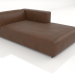 3D Modell Chaiselongue 207 mit Armlehne links - Vorschau