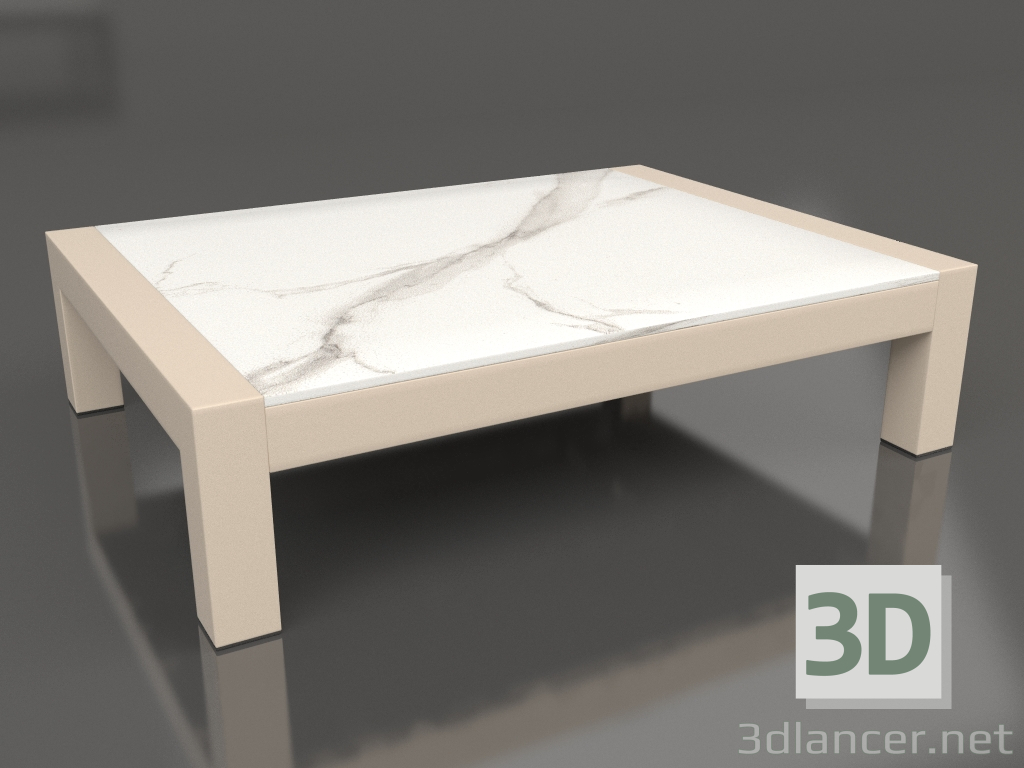 3d model Coffee table (Sand, DEKTON Aura) - preview