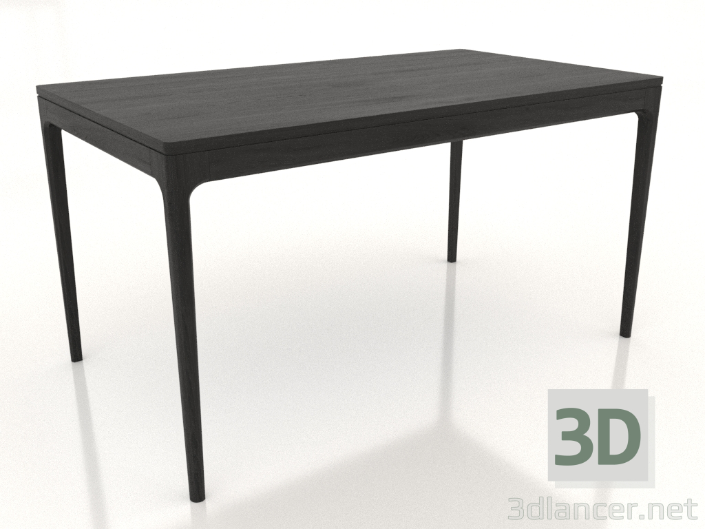3d model Dining table FARGO 1400x800x750 mm (black oak) - preview