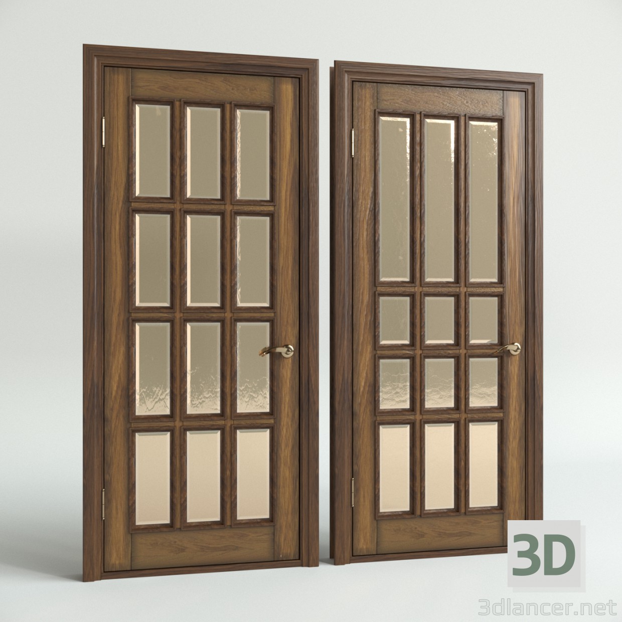 Puertas 3D modelo Compro - render