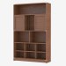 3d model Cabinet large with open shelves - preview