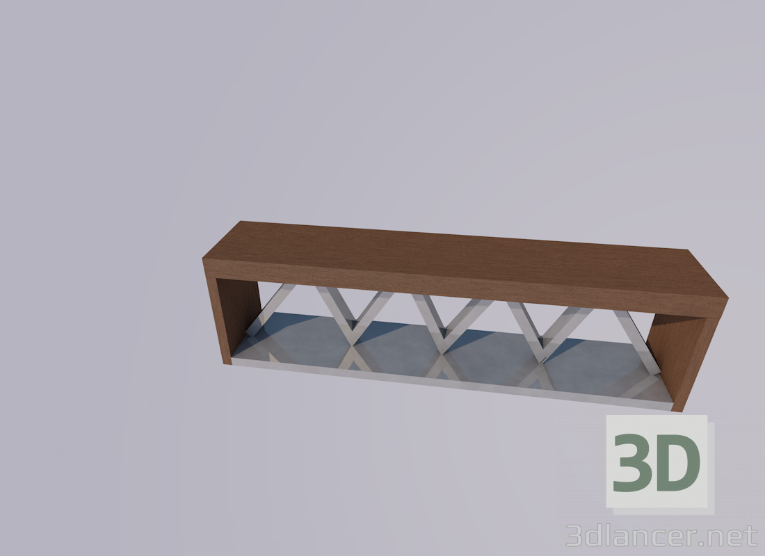 Modelo 3d Banco - preview