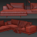 3d Sofa mondrian model buy - render