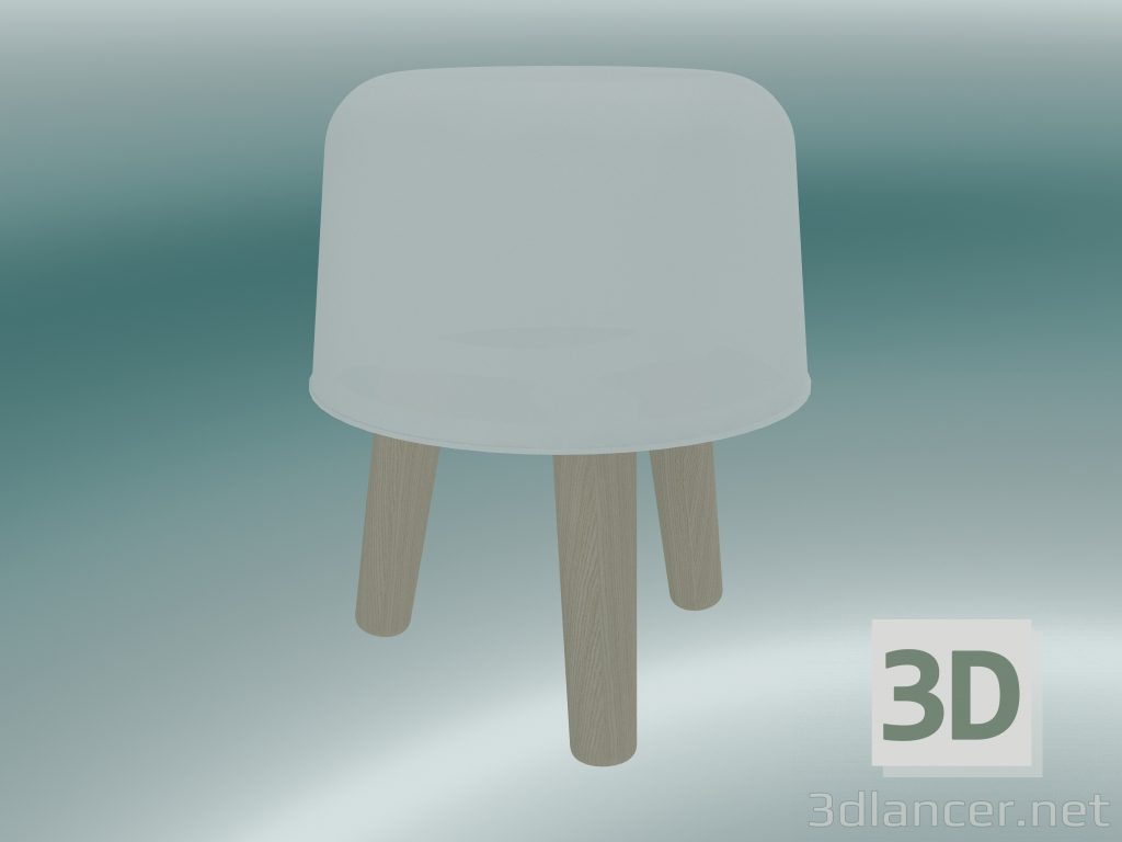 3D Modell Tischleuchte Milk (NA1, Ø20cm, H 25cm, Esche natur) - Vorschau