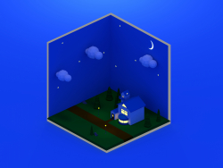 Улица LowPoly