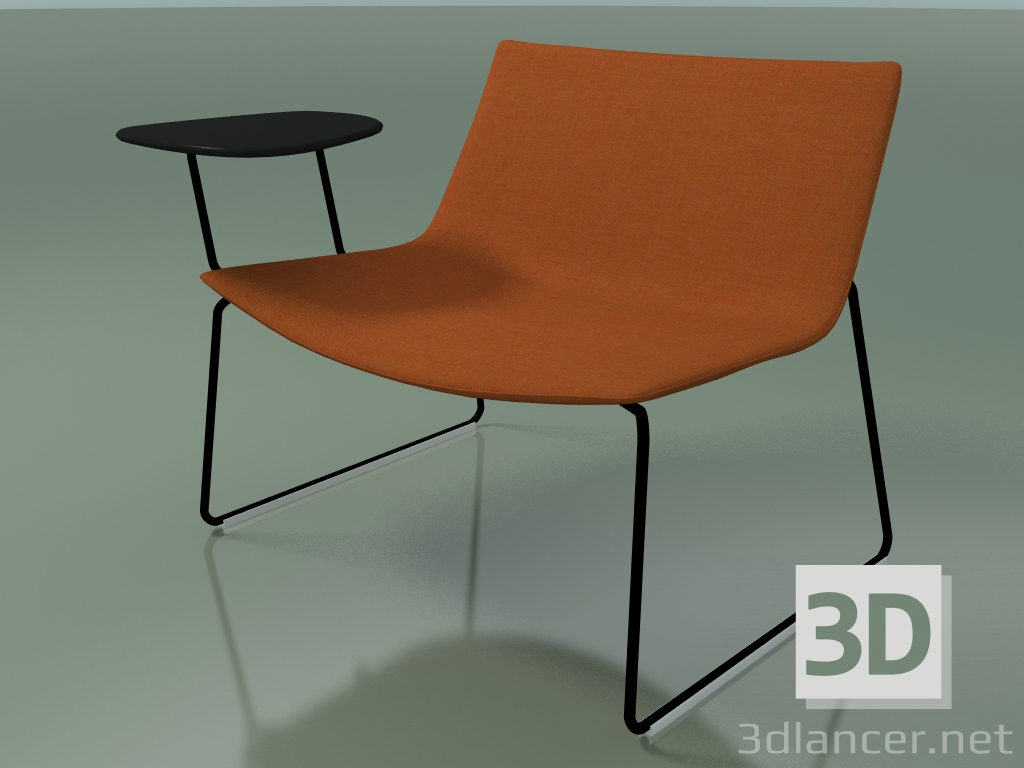 3d model Lounge chair 2033 (on a sled, with table, V39) - preview