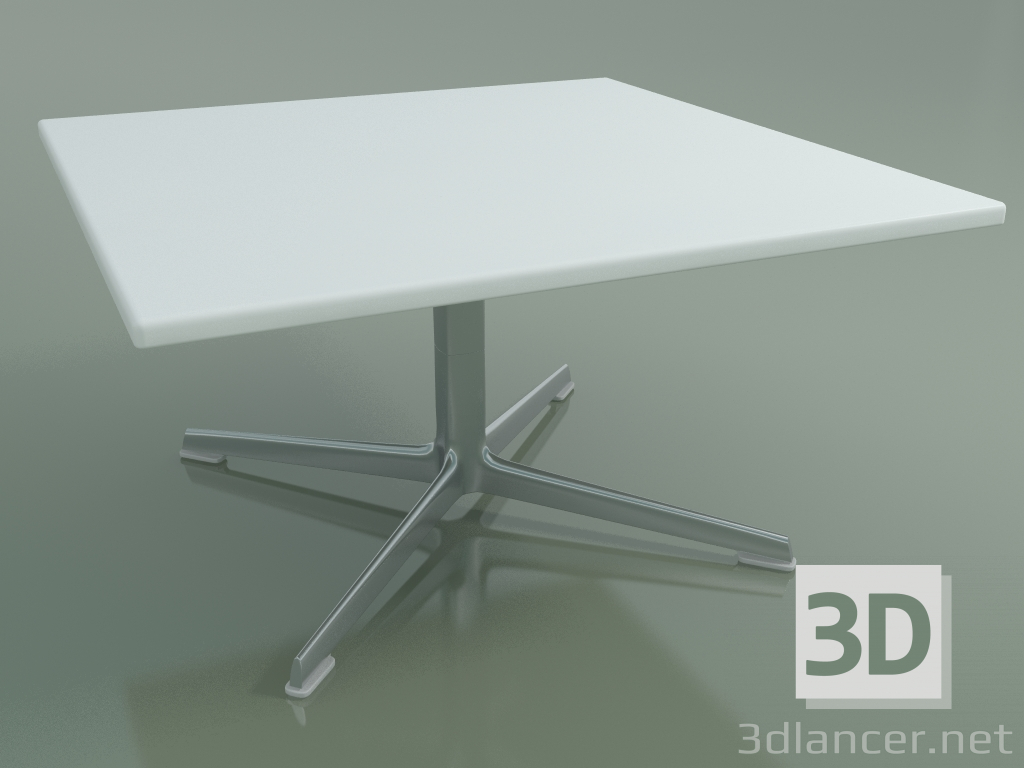 modello 3D Tavolino quadrato 0961 (H 36.4 - 70x70 cm, M02, LU1) - anteprima