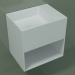 modello 3D Lavabo sospeso Giorno (06UN23101, Glacier White C01, L 48, P 36, H 48 cm) - anteprima