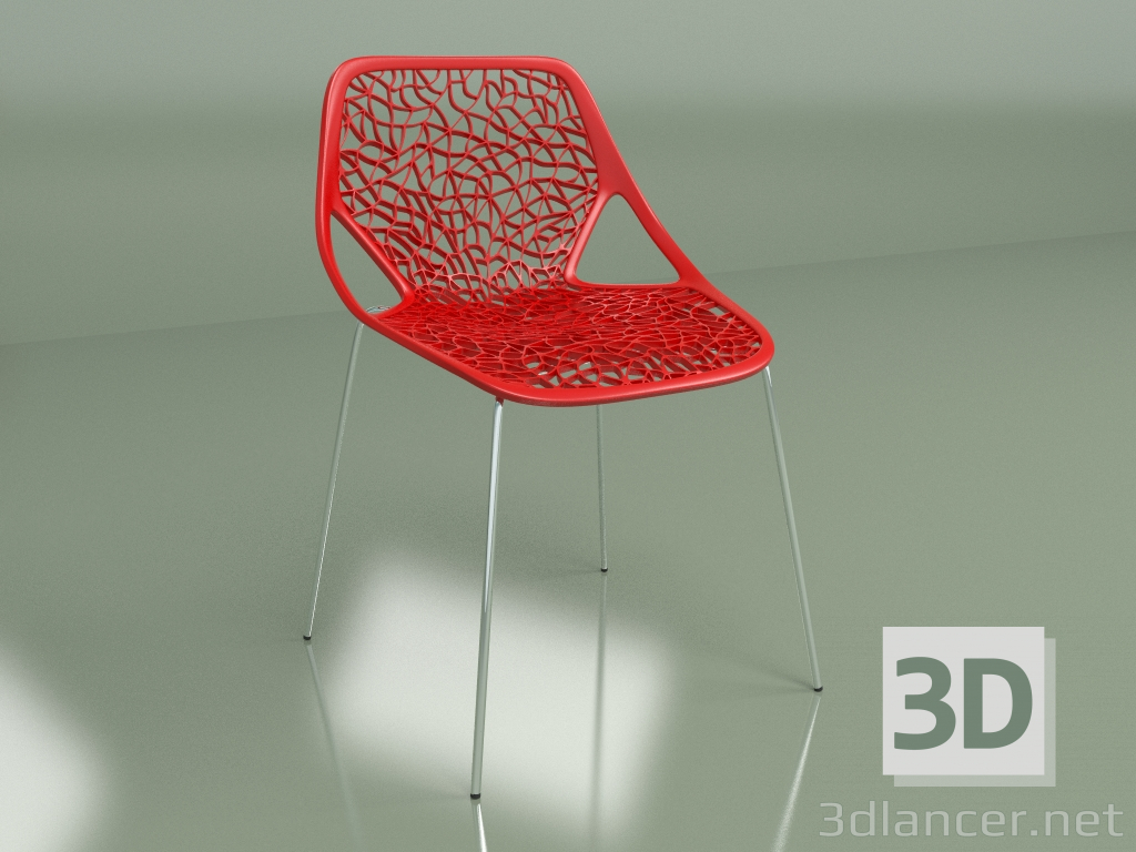 3d model Chair Caprice 2 (red) - preview