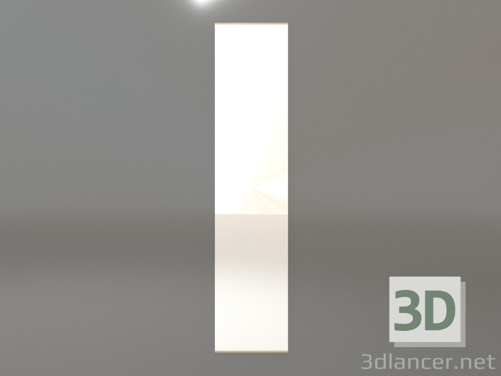 3d model Mirror ZL 01 (400х1800, wood white) - preview