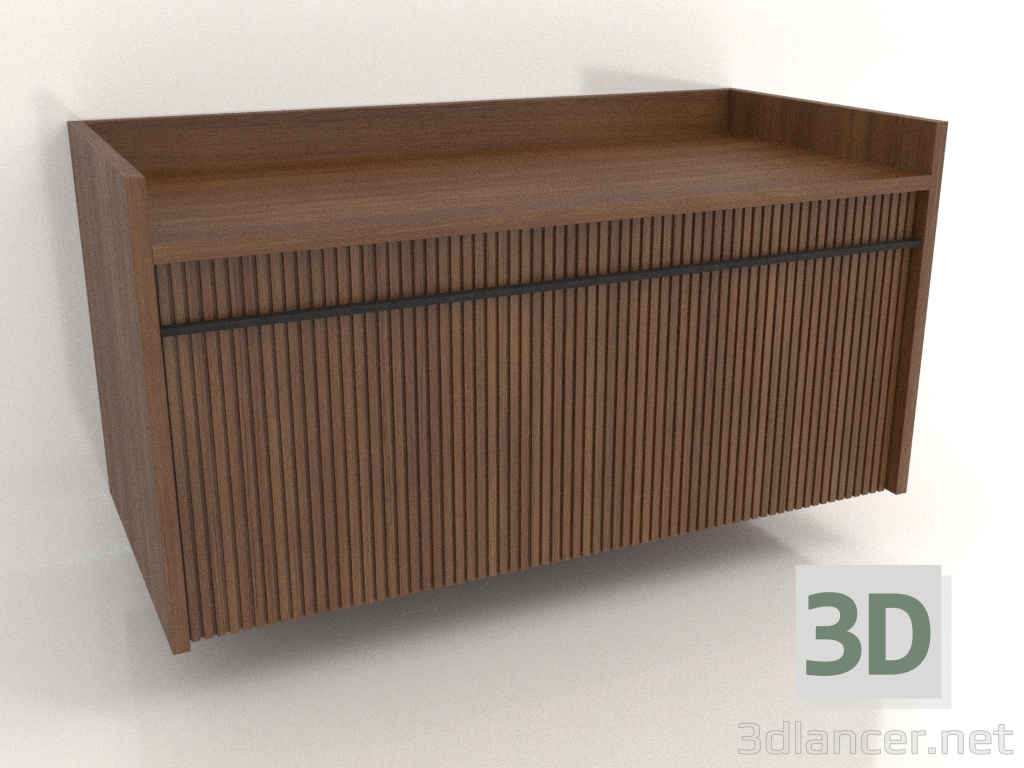 modèle 3D Armoire murale TM 11 (1065x500x540, bois brun clair) - preview