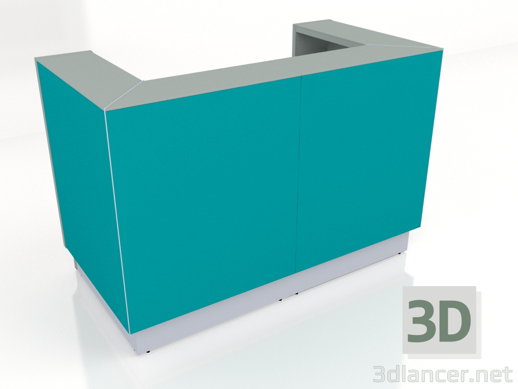 3d model Recepción Linea LIN36 (1644x850) - vista previa