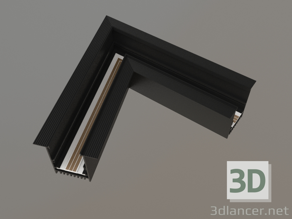 3d model Conector de esquina MAG-CON-4560-F-V60 (BK) - vista previa