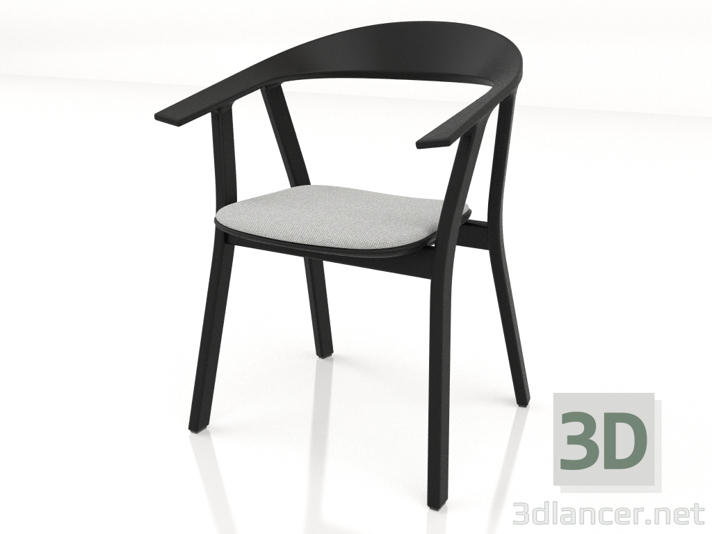 Modelo 3d Cadeira com assento macio - preview