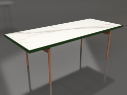 Table à manger (Vert bouteille, DEKTON Aura)