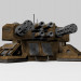 3d Heavy defensive turret model buy - render