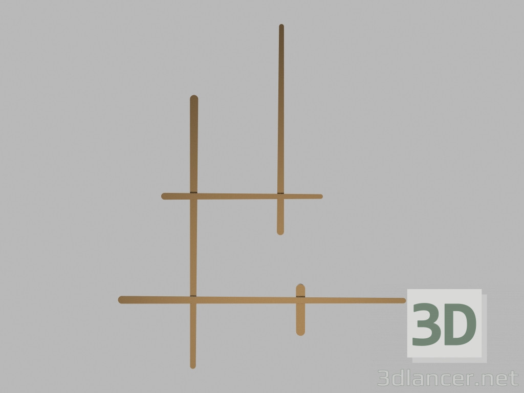 3d model Wall light 1705 (e) - preview