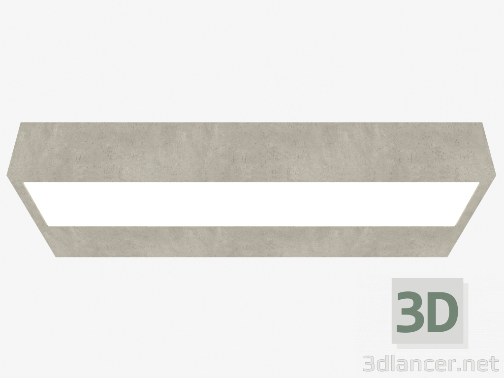 Modelo 3d Lâmpada de parede CONCRETE APPLIQUE DOUBLE EMISSION (8001W) - preview