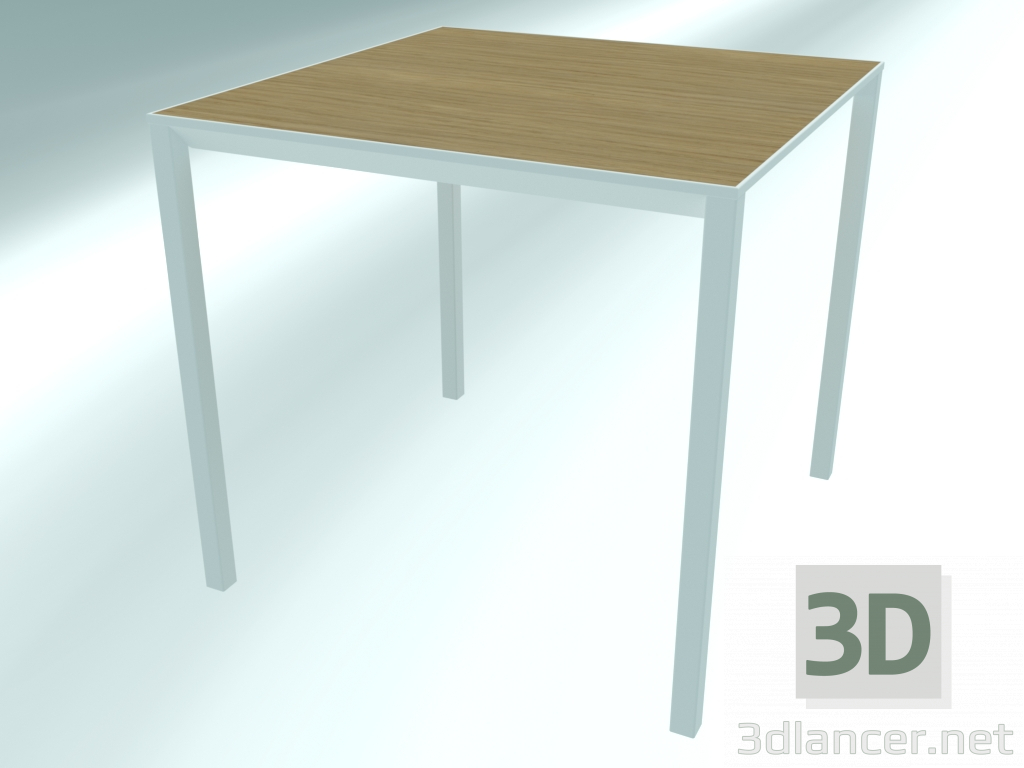 modèle 3D Table de bureau carrée CADRE (P08 80X80 H74) - preview