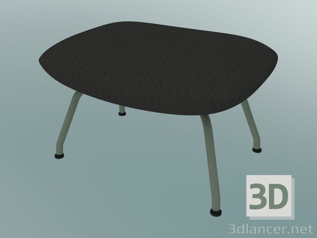 Modelo 3d Doze otomano (oceano 3, verde empoeirado) - preview