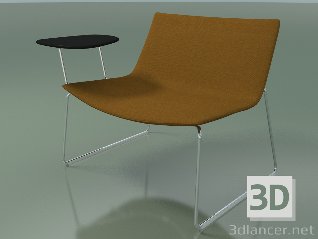 3d model Sillón 2033 (en trineo, con mesa, CRO) - vista previa