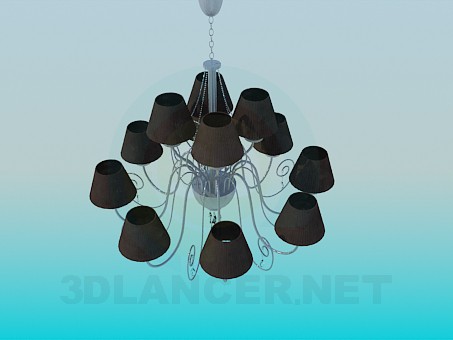 3d model Classic chandelier - preview