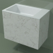 3d model Lavabo de pared (02R133102, Carrara M01, L 60, P 36, H 48 cm) - vista previa