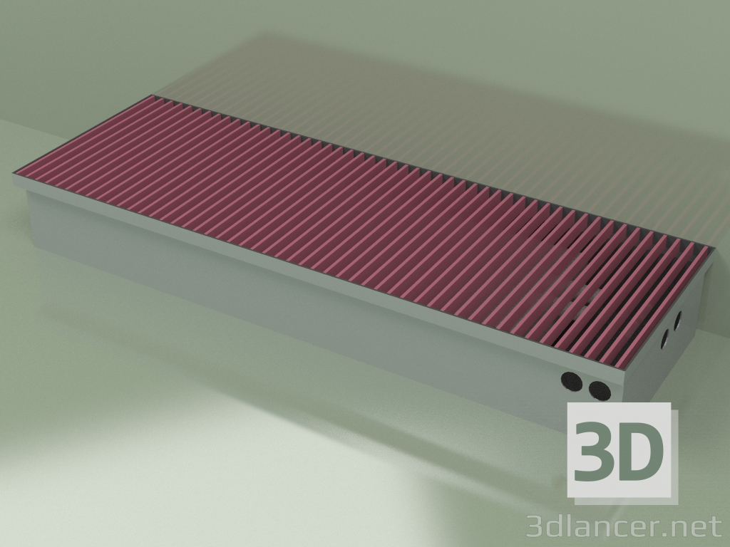 3d model Duct convector - Aquilo FMK (340x1000x140, RAL 4002) - preview