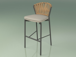 Bar stool 150 (Metal Smoke, Polyurethane Resin Mole)