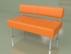 Section double Business (Orange leather)