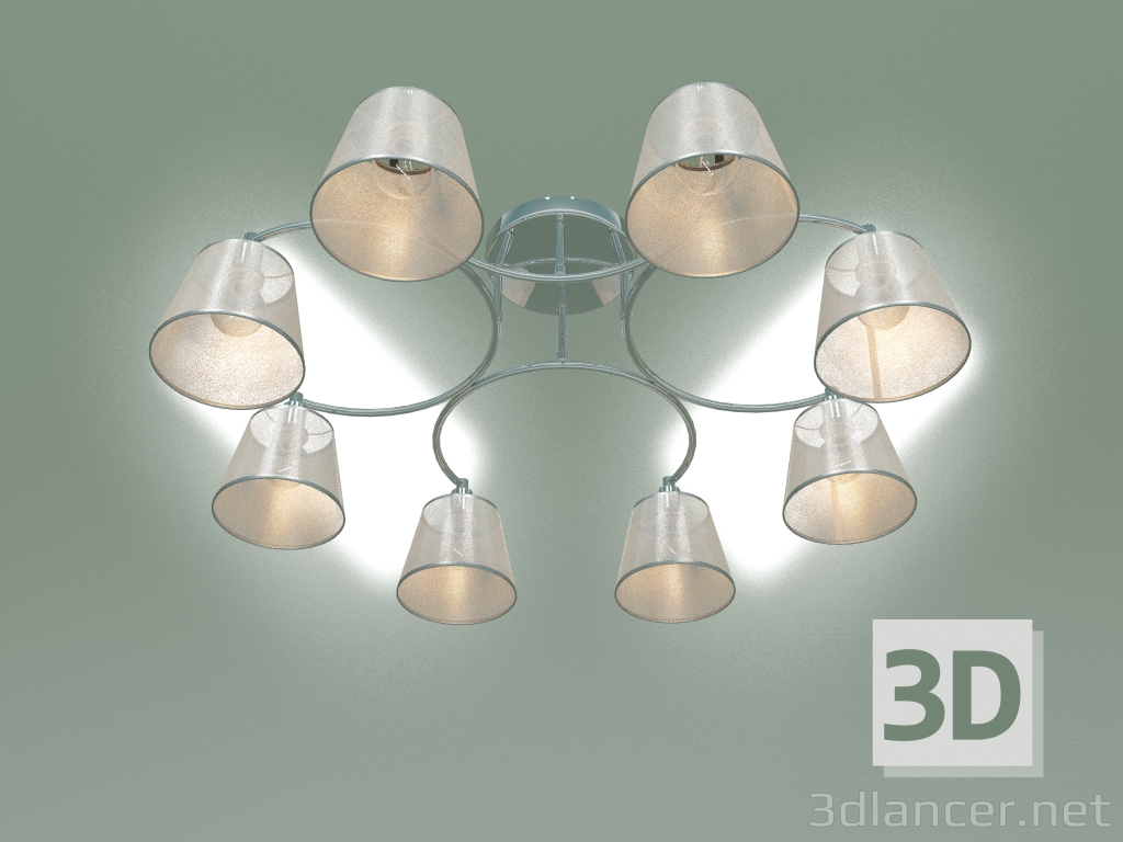 Modelo 3d Candelabro de teto 60094-8 (cromo) - preview