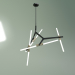 Modelo 3d Candeeiro suspenso Agnes 8 luzes (preto) - preview