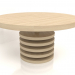 3d model Dining table DT 03 (D=1493x762, wood white) - preview