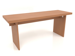 Mesa de trabajo RT 13 (1800x600x750, rojo madera)