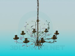 Chandelier on chain