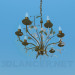 3d model Chandelier on chain - preview