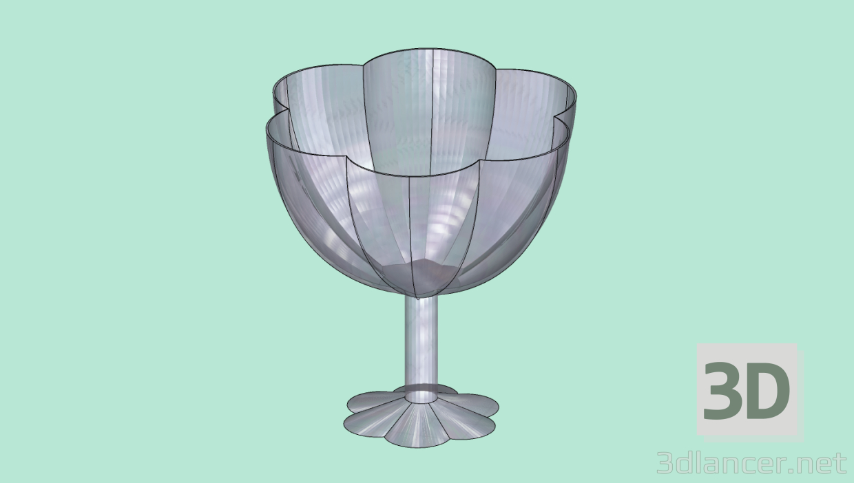 Modelo 3d Vaso - preview